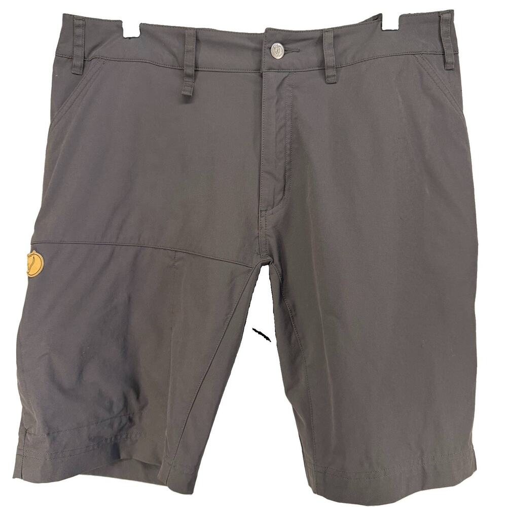 Fjallraven Abisko Lite Shorts Mens 33 34 Gray Hiking Outdoor Gorpcore
